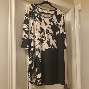 Black and White Tunic Dress